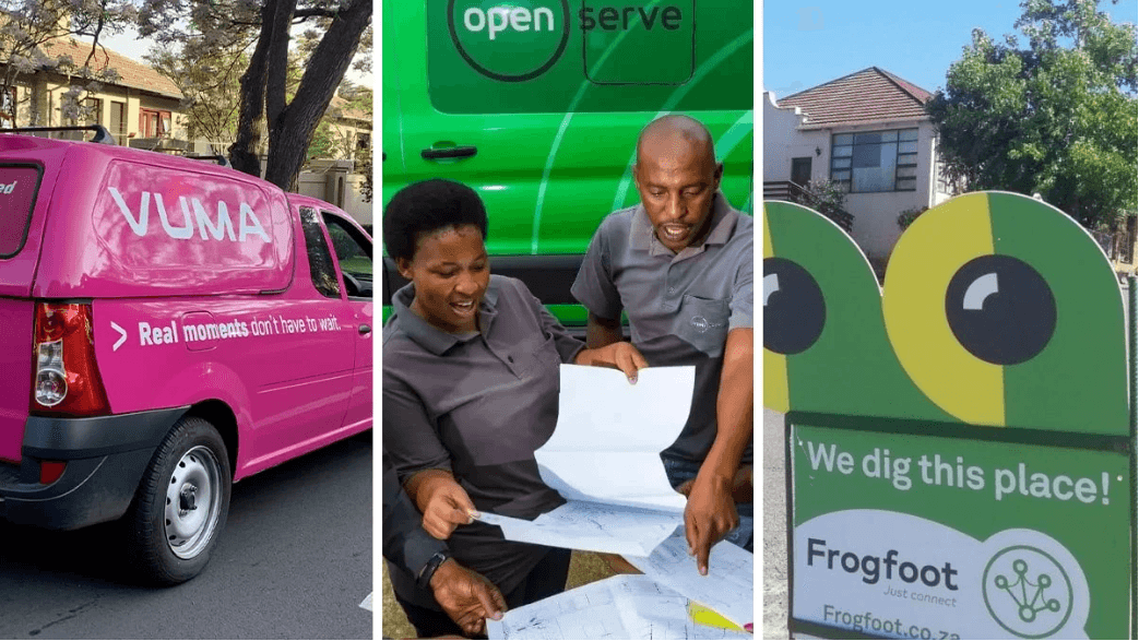 Biggest fibre networks in South Africa