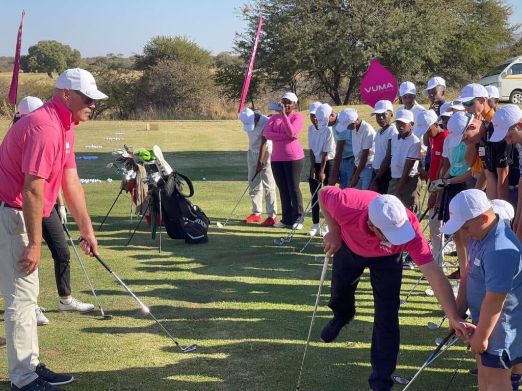 Gauteng stand up! Former golf legends help Benoni youth take a swing at success